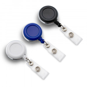 Брелок-ретрактор круглый, премиум Брелок-ретрактор круглый, премиум