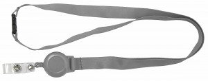 Ремешок с пряжкой и ретрактором серый Smartec Ремешок с пряжкой и ретрактором серый Smartec