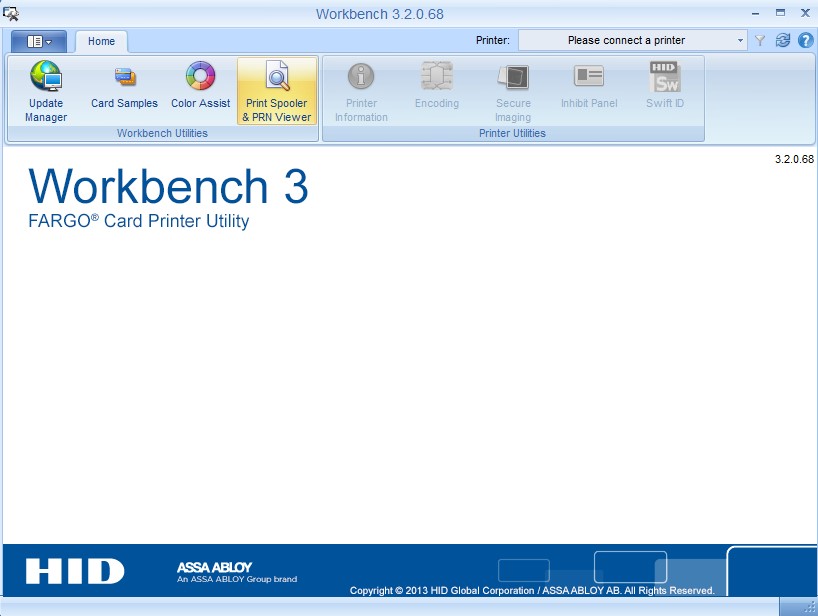 Fargo Workbench Utility интерфейс